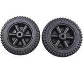 ruedas para horno de barbacoa, repuestos para parrilla de gas, ruedas de plástico multifuncionales para parrilla (negras)