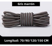 1 Pair Round Shoelaces Martin Boots Shoe Laces Striped Double Color Apply to High Gang Casual Shoes Cotton Shoelace 18 Colors