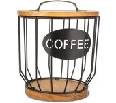 Cesta para cápsulas de café, cápsulas de café almacenamiento para, cesta de mono, para almacenamiento de cápsulas de Café y Fruta