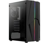 Caja PC ATX Mars Gaming Mecha con Iluminación ARGB y Ventilador 12cm