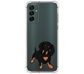 Funda Silicona Antigolpes para Samsung Galaxy M13 4G diseño Perros 04 Dibujos