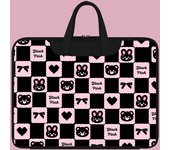 Peanuts White Dog Funda para portátil de Piel Óptica, hasta 14 pulgadas, Bolsa protectora portátil con Cremallera