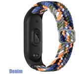 Bracelet for Mi band 7 Strap Elastic adjustable Nylon Braided Miband4 miband 5 correa Wristband xiaomi Mi band 3 5 4 6 strap