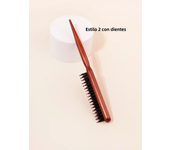 1 piece of wooden mouse tail comb tear comb for hair segmentation for edge control, combing back, smoothing, and fluffiness