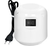 Bomba de Aire Eléctrica Portátil 2,6 Cm Blanco