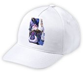 MERCHANDMANIA GORRA BLANCA NIÑO fanart policia tsundere juego anime blanca kid cap videojuego pc