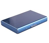 Antitheft ANTI Rfid Blocking ID Bank Credit Card Holder Wallets Men Slim Thin Aluminum Box Metal Mini Minimalist Cardholder Case