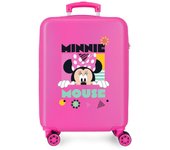 Disney Maleta De Cabina ABS Rígida Mickey & Minnie Fantasy Rosa