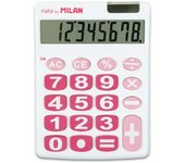 Milan calculadora de sobremesa 8 digitos - teclas grandes - apagado automatico