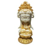Miniature Buddha Statue Car Decoration Crafts Buddhist Figure Buddha Sculpture for Shelf Desktop Wall Office Decor Decor