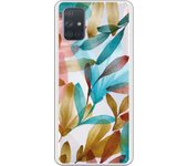 Funda compatible con Samsung Galaxy A71 - Flores Acuarela