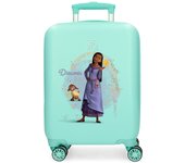 Disney Maleta De Cabina ABS Rígida Wish Dreamer Azul