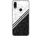 Tumundosmartphone Funda Gel Tpu para Xiaomi Redmi 7 diseño Mármol 01 Dibujos