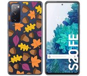 Tumundosmartphone Funda Gel Transparente para Samsung Galaxy S20 FE diseño Otoño Dibujos