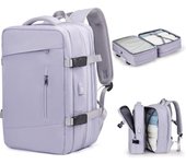Tienda BIT Mochara de Viaje en Cabina de Avión 45x33x22 Maleta de Cabina para Mujer Mochara Bolsa de Viaje Equipaje de Mano Bolsa de Cabina Mochipa Impermeable para Portátil Para Hombre With USB