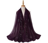 Chiffon Hijab Scarf Woman Turban With Rhinestone Muslim Islamic Headband Plain Shawl Headwrap Women Headscarf Scarves