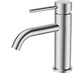 Grifo de Baño, Grifo Mezclador Monomando para Lavabo en Níquel Mango PARA EL Lavabo del Baño, WC de Visitas