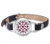 New Tree of Life Aromatherapy Leather Bracelet Essential Oil Diffuser Perfume Locket Bracelet Beautiful Women Wristbands Jewelry