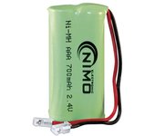 Nimo Batería Ni-Mh 2.4V 700mah para Teléfono Inalámbrico con Cables y Conector Universal