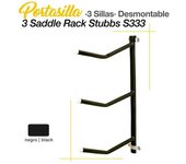 PORTASILLA 3 SILLAS DESMONTABLE STUBBS S333 NEGRO