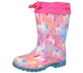 Botas Bubble Bobble Mdc1993-L para niñas en color rosa