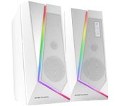Altavoces con Bluetooth Mars Gaming MS7/ 20W/ 2.0/ Blancos