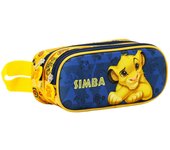 Disney Lion King Simba Rest 3D Double Pencil Case, Dark Blue
