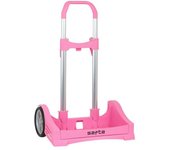 SAFTA  CARRO PORTAMOCHILAS PLEGABLE EVOLUTION ROSA CLARO 205 TROLLEY ROSA CLARO
