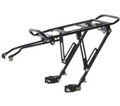 Mountain Bike Bicycle Rear Luggage Cargo Rack 25kg Alloy Tailstock Holder Back Seat Shelf Bicycle Carrier Rack for Road Bike MTB