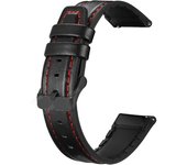 Silicone Leather Band For TicWatch Pro 3 Ultra GPS/LTE Smartwatch Strap For TicWatch Pro X/2021/GTX/GTH/E2 S2 Watchband Bracelet