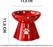 cat bowl ceramic protection cervical vertebrae cat food basin anti black chin tall cat bowl shelf cat teddy dog bowl pet bowl