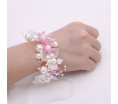 Elegant Girls Headband Imitated Pearl Hair Headdress Baby GirlsFlower Wreath Bride Garland Head Hoop Wedding Headbands Hair