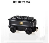 Magnetic Wood Train Toys Wooden Train Accessories Anime James Locomotive Model Car Toy for All Brands Tracks Kid Christmas Gifts