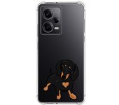 Funda Silicona Antigolpes para Xiaomi Redmi Note 12 Pro 5G diseño Perros 04 Dibujos
