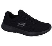 Zapatilla Mujer Skechers Summits Negra 12985 Bbk Zapatillas Mujer Skechers