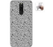 Tumundosmartphone Funda Gel Tpu para Xiaomi Redmi 8 diseño Letras Dibujos
