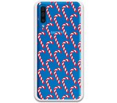 Funda original compatible con Samsung Galaxy A50 - Baston navidad Fondo verde