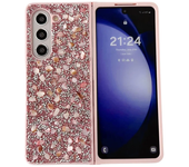 Glitter Diamond Phone Case for Samsung Galaxy Z Fold 6 5 4 3 Luxury Shining Rhinestone Shockroof Case for Galaxy Z Flip 6 5 4 3