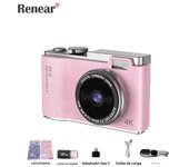 Cámara Digital HD 64MP Con Autofocus Para Fotografía Y Vídeo Pantalla De 2.4 Pulgadas Portátil Para Niños Y Adultos Principiantes Cámara De Vlog