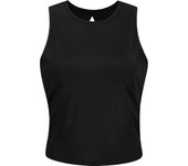 Women's Sports Cropped Tank Top, Backless Knot Detail, Activewear Yoga Running Shirt