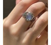 2023 Fashion Heart Vintage Love Rings for Women INS Punk Gothic Open Geometric Finger Rings Wedding Party Trendy Girls Jewelry