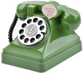 Phone Money Saving Box Sculpture Cartoon Tabletop Decoration Retro Telephone Piggy Bank for Shelf Bedroom Office Desktop Home