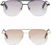 2 pcs Sun Multi-focal Progressive Reading Glasses Men Women Anti Blue Ray Presbyopic Glasses Computer Optical Far Near Eyeglass