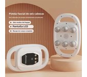Fascia Gun Muscle Massager Gun High Frequency Back Waist Massage Machine Six-head Body Shoulder Professional Fascia Massage Gun