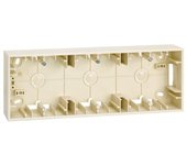 Caja superficie 3 elementos marfil SIMON 27 PLAY 2700753-031