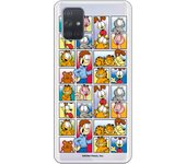 Funda original compatible con Samsung Galaxy A71 - Garfield Comic