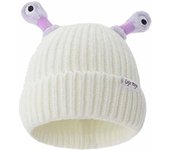 Gorro de punto con forma de monstruo brillante para padres e hijos en invierno, gorro de punto con forma de tentáculo de monstruo mejorado 2025 con luz LED