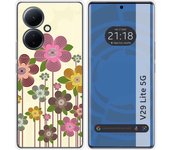 Funda Silicona para Vivo V29 Lite 5G diseño Primavera En Flor Dibujos