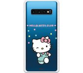 Funda original compatible con Samsung Galaxy S10 Plus - Hello Kitty Club estrellitas