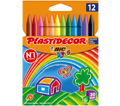 LILI HOME Ceras Bic Plastidecor  36 ceras de colores BIC Kids Plastidecor es la herramienta perfecta para que los niños aprendan a colorear y dibujar jugando, a partir de los 30 meses. Esta atractiva paleta de 12 colores incluye tonos vivos y metálicos qu